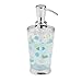 InterDesign Glee Soap & Lotion Dispenser Pump for Bathroom Vanities - Rain
