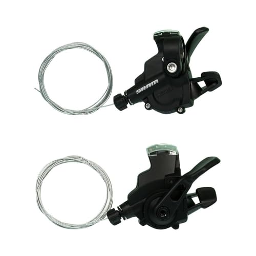 SRAM Sram 147221 X3 Shifter Trigger Set 3 x 7, Black, Blackone