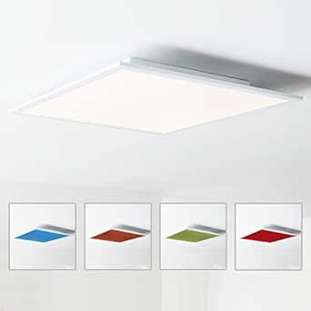 Panel LED para techo, 60 x 60 cm, cambio de color entre rojo, amarillo