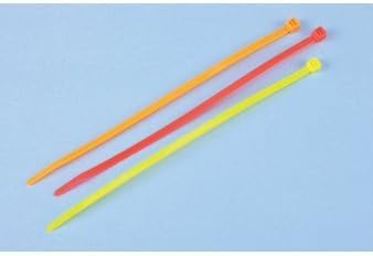 Cable Ties 8" Fluorescent 100 pc