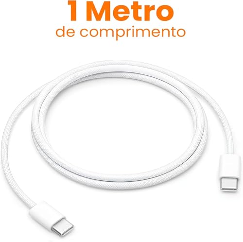 Carregador Super Turbo 25W Compatível iPhone 15/16/17, GALAXY - Todos ANDROID Entrada TIPO-C + Cabo Reforçado - Fast Power, Compatível Com Todos Dispositivos Com Entrada USB TIPO-C