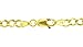 Unisex 14k Yellow Gold Solid 4mm Cuban Curb Chain Bracelet or Anklet, 7