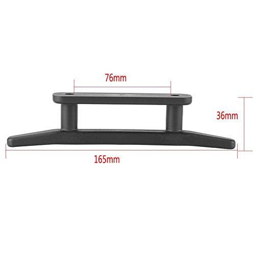 Huairdum Boat Dock Cleats, 1pc Nylon Kayak Boat Canoe Deck Cleat 2-Hole Open Anchor Base with Screws Accessory Kayaking Accessories Nylon Fixed Rope Stand with Two Screws