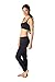Womens Cotton Spandex Leggings by In Touch in Black, Large