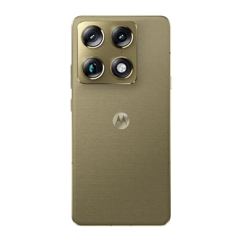 Smartphone Motorola Signature 5G - 512GB 24GB (12GB RAM + 12GB RAM Boost), 3 cameras 50MP Sony Lytia e Zoom 100x, Tela 1.5K extreme Amoled 165hz - Verde Oliva