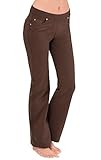 PajamaJeans - Bootcut Mahogany Brown Stretch Knit Denim Jeans for Women