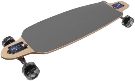 Gray Drop Through Thru Complete Longboard Skateboard