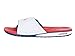 Nike Jordan Mens Jordan Hydro III Retro White/Fire Red/True Blue Sandal (12 D(M) US)