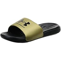 Under Armour Women's Ansa Fix Slide Sandal, Black, 6