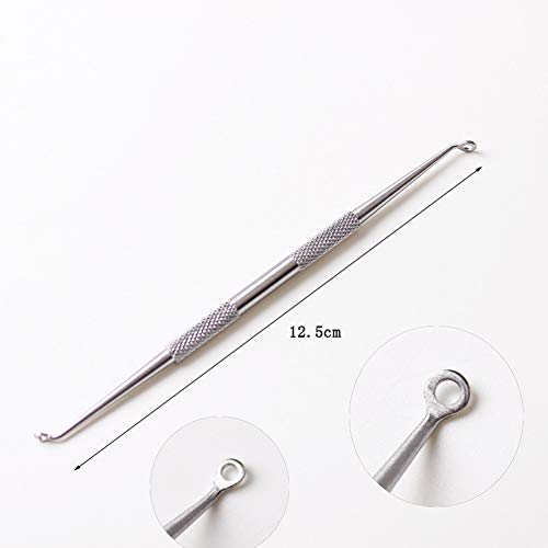 Connie Cona Blackhead Remover Pimple Extractor Tool Tweezer Needle Kit Stainless Steel Blemish Acne Removal Face Skin Care Tool (Pack of 5 pcs In Tin Box) - Thumbnail 6