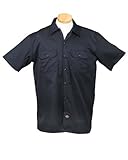 Dickies mens 5.25 oz. Short-Sleeve Work Shirt(1574)-DARK NAVY-3XL