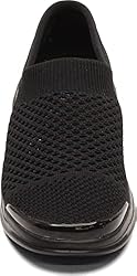 BZees Women's, Charlie Slip-On Black 9 W