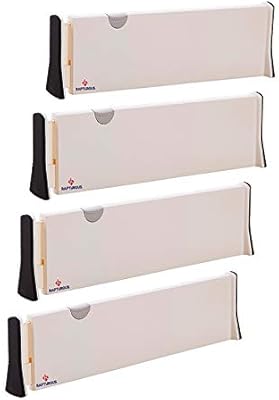 Rapturous 4 Pack Drawer Dividers 4 Inch High Expandable Dresser