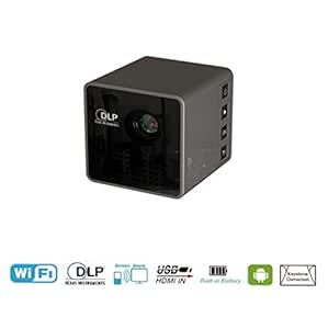 YAMEIJIA P1 + H inalámbrico, teléfono móvil, Mini proyector ...
