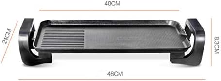 review UXZDX CUJUX Electric Barbecue Grill Non Stick Griddles BBQ Grill No Lampblack Grille Barbecue Machine Food Grade Nonstick Coating