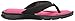 Nike Women's Ultra Comfort Thong Athletic Sandal, Black/White/Vivid Pink, 9 B US