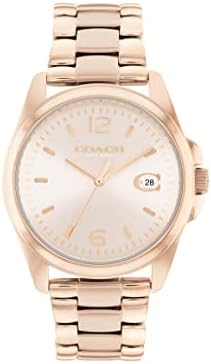Coach Women's Carnation Gold Dial Ionic Plated Carnation Gold