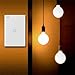 Jinvoo WiFi Wall Light Touch Panel Switch, Remote Control with Smart Phone,No Hub Required, AC 110-240V, Compatiable with Alexa Echo, Works with Google Home