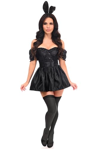 Top Drawer 4 PC Bunny Corset Costume (XLarge)