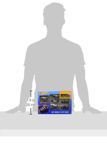 Hot Wheels Exclusive Decoration Gift Pack, 9-Piece