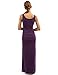 PattyBoutik Women Sleeveless Summer Maxi Dress (Medium Purple Medium)