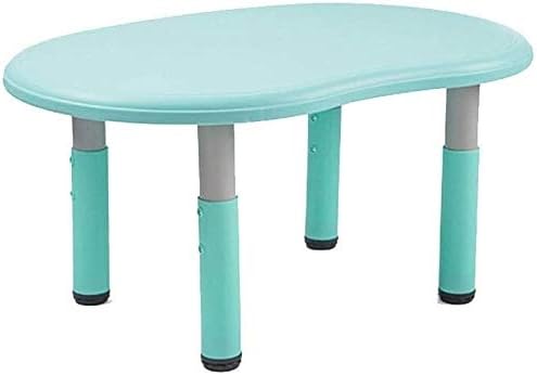 学習デスク キッズデスクセット 子供の机と椅子子供研究デスクテーブルアートプラスチックテーブル子供の活動ワークステーションの高さ調節可能な高さ 子供の 芸術の絵画机 滑らない設計 強い負荷容量 Modernzeg Hu
