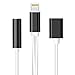 Darrent APPLE 2 in 1 BLACK01 Lightning Adapter, Premium Lightning Adapter and Charger, Lightning to 3.5mm Audio Charge Earphone Jack Adapter Charging USB Cable for iPhone 7/7 Plus, 6/6s, etc. - Colors may vary