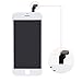 iPhone 6 LCD Display Touch Screen Replacement Digitizer Frame Assembly Full Set with Free Tools and Professional Glass Screen Protector for iPhone 6 / 4.7 inch (White) 1 pack