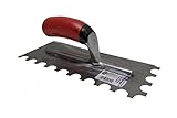 Marshalltown NT691 Notched Trowel 3/4 x 9/16 x 3/8-Inch U-Soft Grip Handle