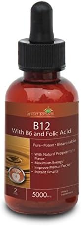 Desert Botanix Vitamin B-12 Liquid Sublingual, 5000mcg