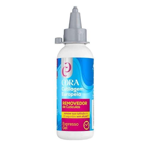 Kit King Cutilagem Europeia Cora Removedor de Cutículas em Gel Esfoliante Hidratante 100ml