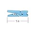 Juvale Mini Wooden Clothespins for Crafts (1 x 0.25 in, 300-Pack)