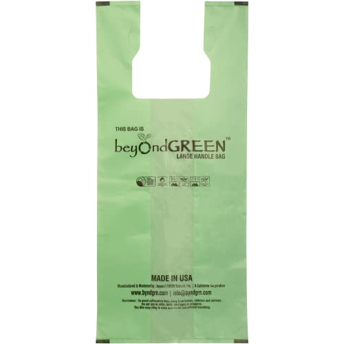 beyondGREEN PlantBased Cat Litter Poop Waste PickUp Bags with Handles