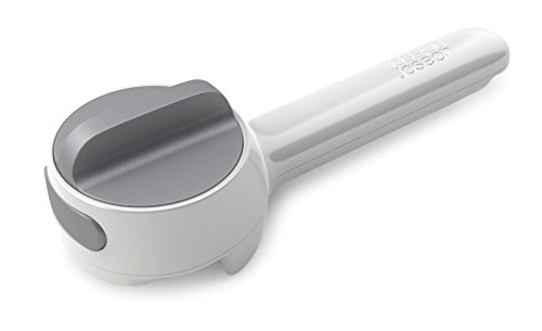 Joseph Joseph 20098 Can-Do Plus Compact Can Opener Manual Easy Twist Pull Tab Stainless Steel Portable Space-Saving, White