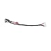 Eathtek Replacement DC Power Jack Harness in Cable for Dell Inspiron 17 5000 5758 5759 5755 series, Compatible part number DC30100TT00 (6 Wires 5 Pins)