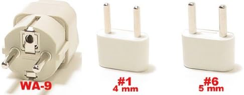 BULGARIA PLUG ADAPTERS WA-9, #1, & #6