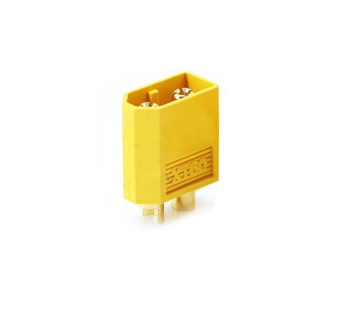 Amass XT60 Male Battery Connector Plug for Device ESC or Charge Lead – 1 Piece