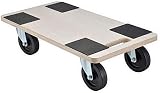 Unibos Heavy Duty Hand Dolly 400kg 4 Castors Furniture Mover Trolley view 3