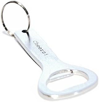 Personalized Bottle Opener Keychain - Mens Key Chain Personalized Anniversary