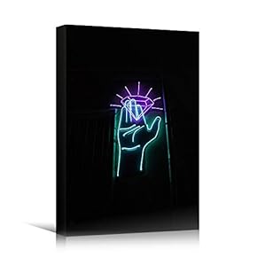 signwin Canvas Wall Art Light Quotes Bedroom Industrial...