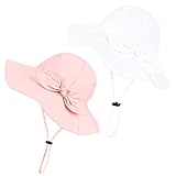 Baby Girl Sun Hat with UPF 50+ Outdoor Adjustable