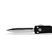 OTF Double Action Safety Knife (Matte Black/Satin Double Edge Blade)
