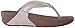 FitFlop Women's Crystal Swirl Flip-Flop, Nude, 8 M US