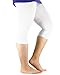 Passionate Adventure Premium Soft Light Comfy Fit Bamboo Capri Pants Under Dress Leggings For Women Regular and Plus Size