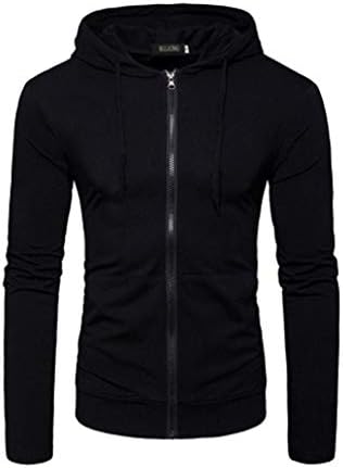 OGOUGUAN Men's Hipster Casual Slim Fit Long Sleeve Hoodies Hooded Sweatshirts T Shirt Tops