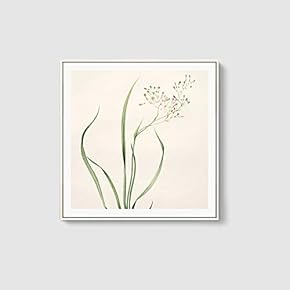 Framed Canvas Home Artwork Decoration Beautiful Flower Canvas Wall Art for Living Room, Bedroom - 16x16 inches