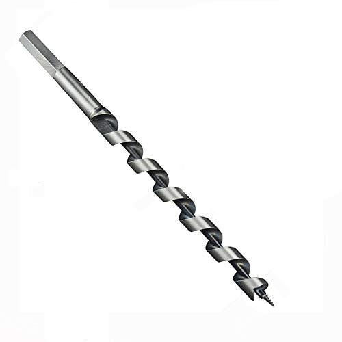 Boxonly Woodworking Roller Bit 18mmx350mm Standard Spiral Solid Bit High Carbon Steel Sharp Woodworking Drilling Bits 1Pcs