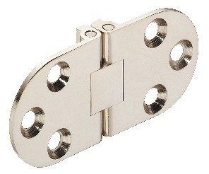 GedoTec Folding Table Hinge Furniture Flap Brass 30 X 65mm 4 Colours Nickel Plated Polished