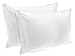 American Textile 100% Cotton Zippered Pillow Protector, King, White, 2 Count