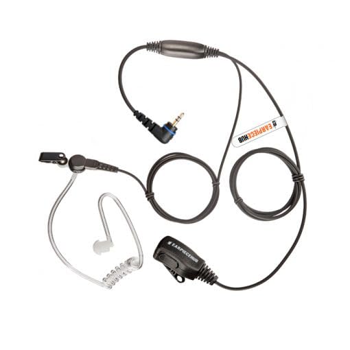 Bodyguard Style Covert Acoustic tube Radio Earpiece Compatible with (1 PIN 2.5MM JACK) HYTERA & HYT Radio TC320 TC310 TC1600 TC1688